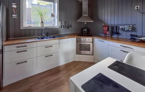 кухня, 1 Bedroom Gorgeous Apartment In Larvik in Ларвік