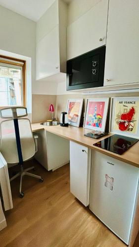 Studio neuf, Paris