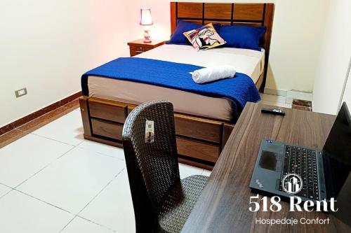 Studio Backpackers Wifi, Central , Fan, Santa Cruz de la Sierra