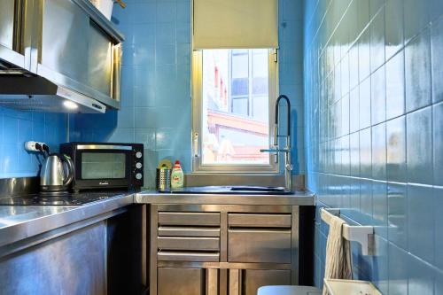 kuhinja, Retiro Bohemio con Terraza, Parking y Esquí I AndBnB (Retiro Bohemio con Terraza, Parking y Esqui I AndBnB) in Ordino