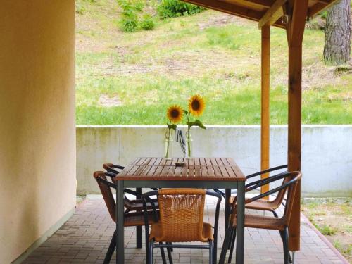 Balkons/terase, Bungalows am Vordersee, Dobbrikow in Nuthe-Urstromtal