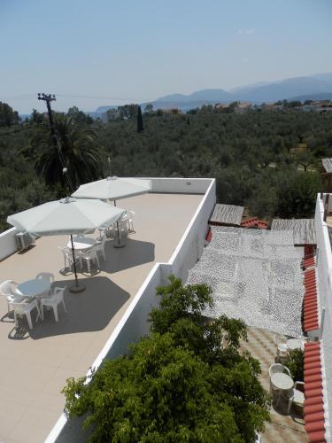 Balkons/terase, Aeolos Hotel Apartments in Mavrovouni (Gytheio)