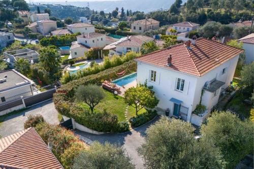 Beautiful villa - garden - pool - sea view, Nice (fotografie 6)