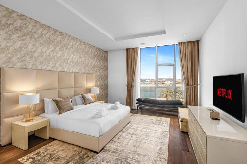 Luxurious and spacious 3 Bedroom Apartment TIARA Residence with private Beach&Pool, Burj and Atlantis Sea View, Dubaj (zdjęcie 2)