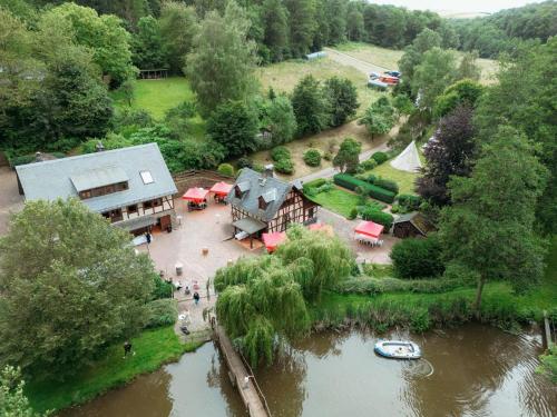 Viesnīcas āriene, Außerhalb2 - Chalet Wassermühle (Außerhalb2 - Chalet Wassermuhle) in Kaub