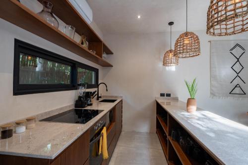 Moonstone - Villa with private pool and 24hrs security & Beach club access in Tulum, Mexico