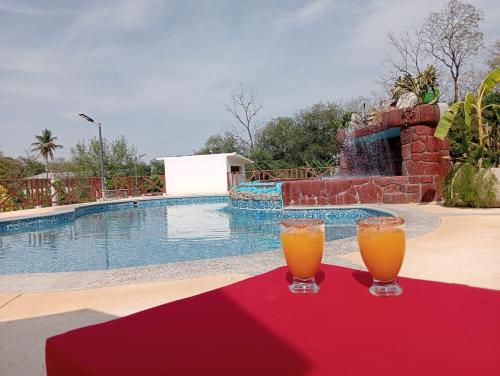 Peldbaseins, Hotel Hacienda Huasteca in Aquismón