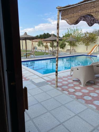 Balcony/terrace, شاليه للايجار اليومي بالريف الاوروبي in Damanhour