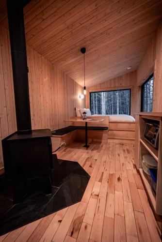 Kilátás, ÈST Éco-cabines (EST Eco-cabines) in Nouvelle (QC)