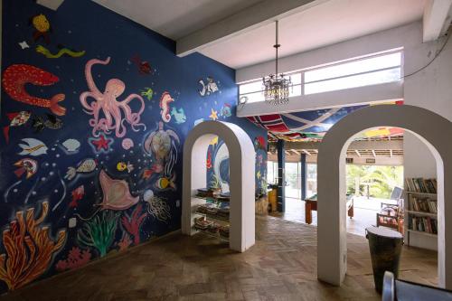 Recreational facilities, Banana Leaf Eco Hostel near Grumari Beach