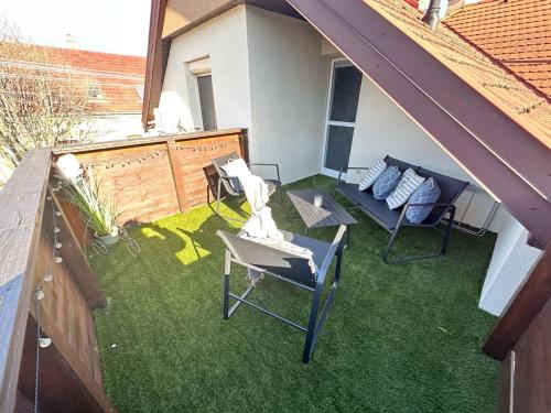 Балкон, Dora Holiday House & Apartments in Кестхей