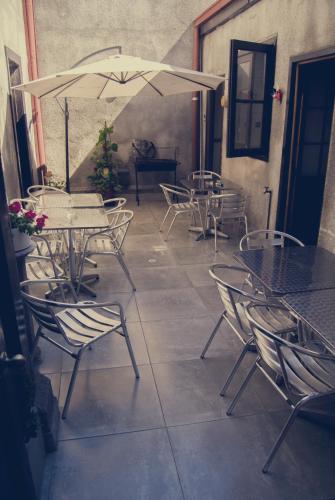 Restoran, Landay Hostel in Santiago