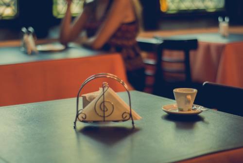 Restoran, Landay Hostel in Santiago