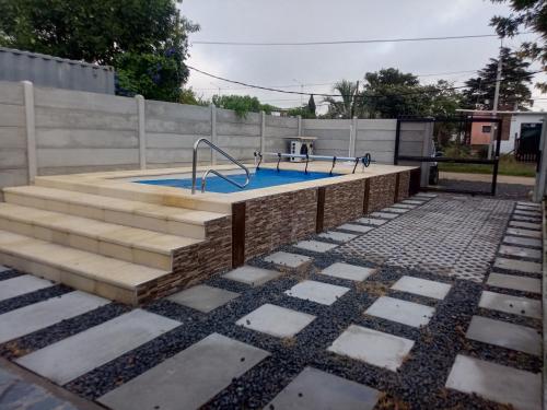Casa con piscina climatizada para 6 personas en Parque del plata