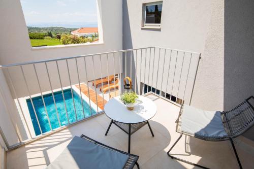 Kilátás, Luxury house Natanel in Splitska