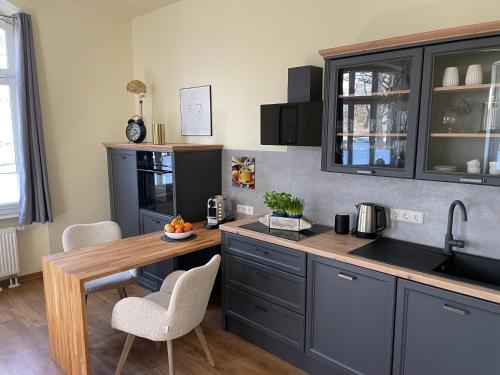 Konyha, ElisaBett Erfurt - Apartment Isa - 1 Schlafzimmer und 1 Bad, bis 2 Personen in Bruhlervorstadt