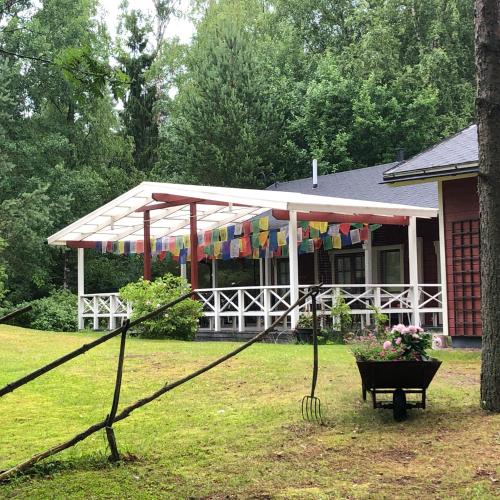 Erkély/terasz, Himalayan cabin Inkoo in Inkoo