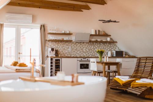 Konyha, Apartmán Inkognito (Apartman Inkognito) in Zajeci