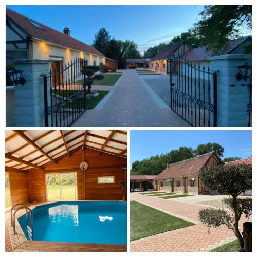 Magnifique propriété avec piscine chauffée gîte à louer La Gollotte