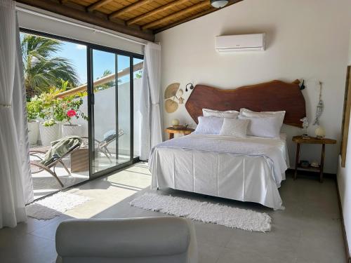 Erkély/terasz, Casa Turmalina in Porto De Pedras