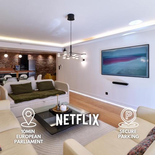 LE LUXURY LOFT - CENTER l DECEMBER MAR-KET l EUROPEAN PARLIAMENT l PARKING l NETFLIX - SPACIOUS & UNIQUE - LE LUXURY LOFT - CENTRE l MARCHÉ DE NOËL l PARLEMENT EUROPÉEN l PARKING l NETFLIX - SPACIEUX & UNIQUE, Strasburg (zdjęcie 6)