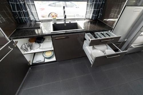 Kitchen, La Casa 300m2, 3-floor, AC, Billiards & Cinema in Lappeenranta