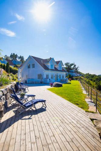 Villa with sea view, boat & golf cart Kragerø, Kragero (fotografie 6)