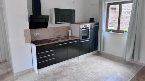 廚房, Design Apartment im Schlossareal Deidesheim in 戴德斯海姆