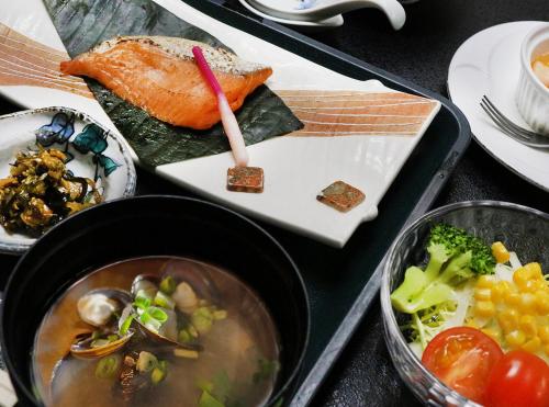 Food and beverages, Shikinoyado SAHIMENO in Oda