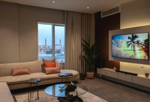 شقة مودرن في برج مفتاح ذكي خلف برج رافال Upper modern apartment in Intelligent Entry, Rijád (fotografie 2)