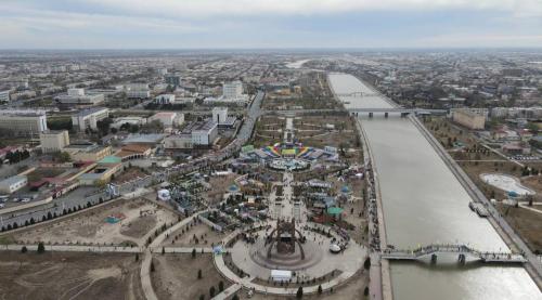 Garden, AVESTO Hotel in Urgench