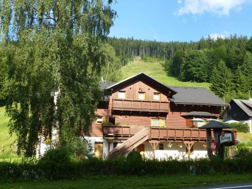 Viesnīcas āriene, Pension Grizzly in Ludvikova