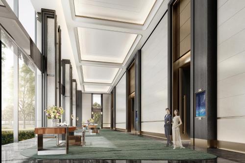 Lobby, Capital International Convention and Exhibition Center Hotel in Beijing