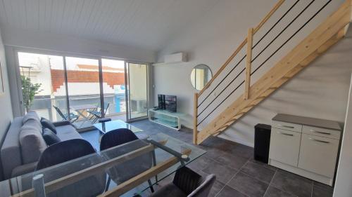 Appartement T2 avec Balcon, Parking Privée à 2min de la plage, Rue Piétonne - Location saisonnière - Saint-Jean-de-Monts