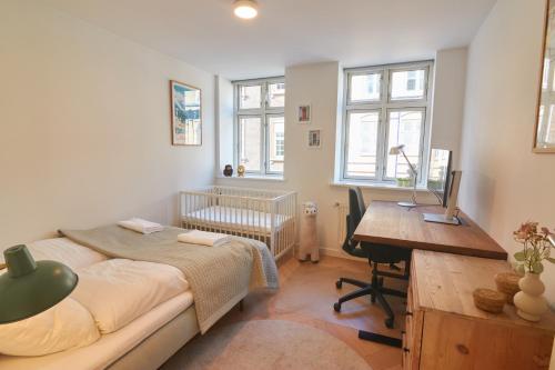 Designer 2 BR Home with Private Balcony, Kodaň (fotografie 7)