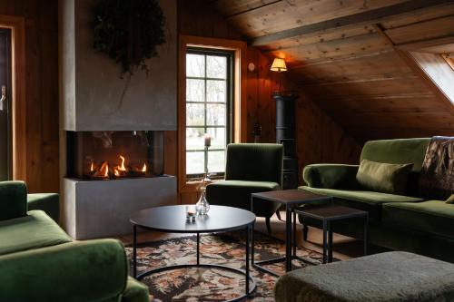 Delt lounge/TV-område, Hoel Gård - Herregården ved Mjøsa (Hoel Gard - Herregarden ved Mjøsa) in Hamar