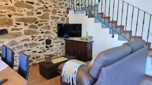 Közös társalgó / TV, Casa Rural Sanabria in Palacios De Sanabria