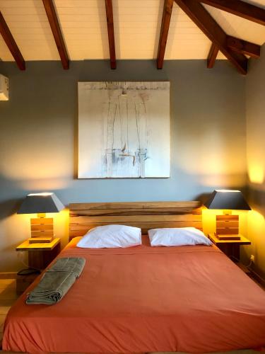 Villa Bambou, vue mer, panorama sur la baie des Saintes in แตเร่ เดอ โอ