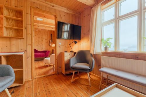 מתקני המלון, Peaceful Home with Ocean Views in Elduvík (Peaceful Home with Ocean Views in Elduvik) in Gjogv