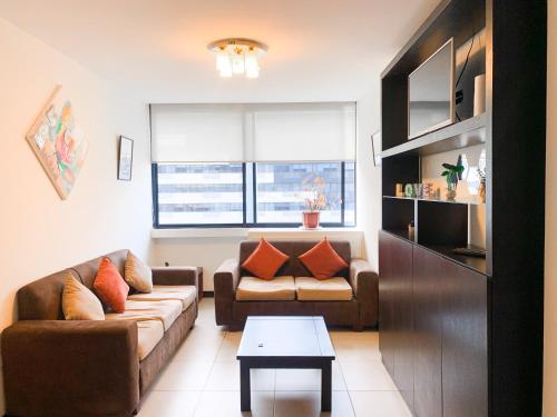 Depa Bellini, vista a la ciudad, Puerto Santa Ana