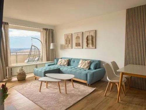 Apartment Wolfswarte, Panorama, Sauna, Schwimmbad in Braunlage, Deutschland