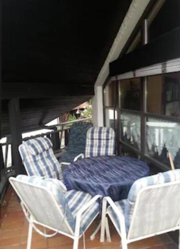 شرفة/ تراس, Ferienwohnung Schindele am Bodensee in لانجينارجين