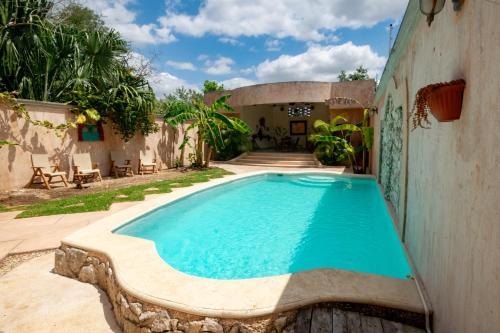 Swimming pool, Hotel Boutique Kiin Wayeb in Sta Lucia