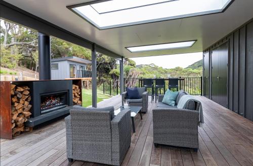 Létesítmények, Pitokuku House in Great Barrier Island