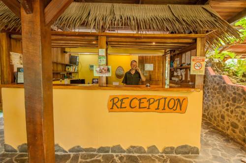 Lobby, Cabinas Montesol in Puerto Viejo de Talamanca