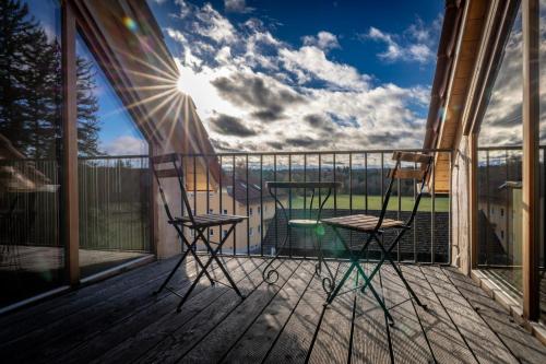 شرفة/ تراس, Pretty apartment in Landsberg am Lech