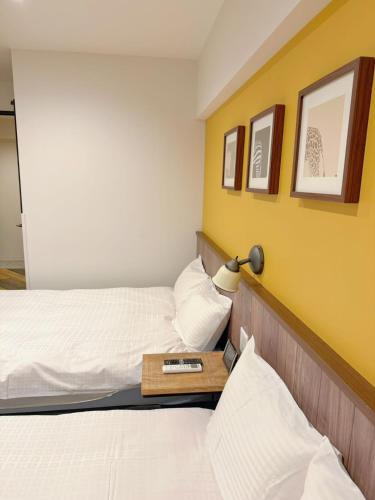 岛之内豪华双床房 步行至道顿堀3分钟