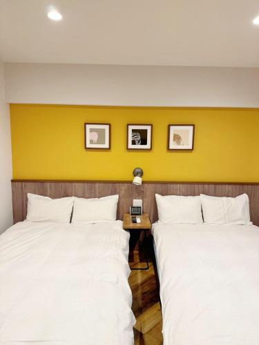 岛之内豪华双床房 步行至道顿堀3分钟