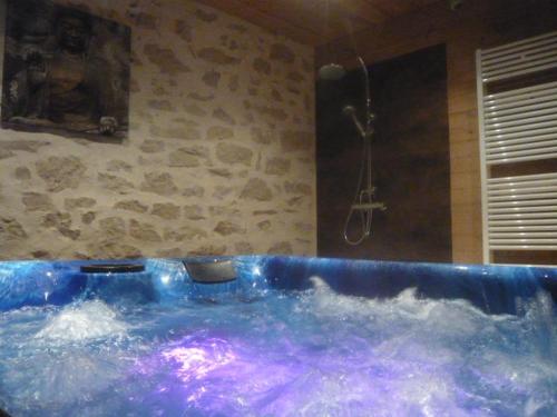 GITE DE MONTAGNE "LE CALOU" AVEC CHEMINEE ET JACUZZI situé à St Laurent-en-Grandvaux (GITE DE MONTAGNE "LE CALOU" AVEC CHEMINEE ET JACUZZI situe a St Laurent-en-Grandvaux) in แซ็ง-ปิแยร์