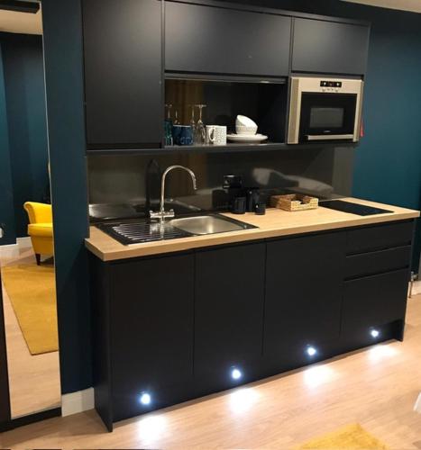 Konyha, Sky City Apartments in Coventry